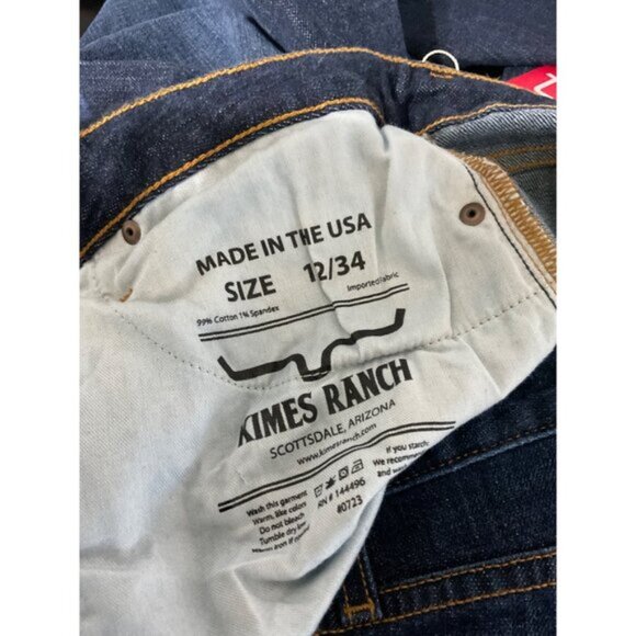 KIMES RANCH Jeans NWT Jennifer High Rise Flare Leg Dark Wash size 12/34 - Picture 8 of 15